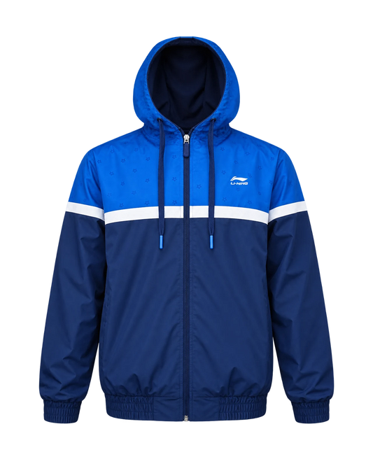 Li-Ning Unisex Kapuzenjacke blau - AYYG219-1