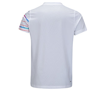 Kinder Sportshirt "Stripes" weiß - AAYV090-2