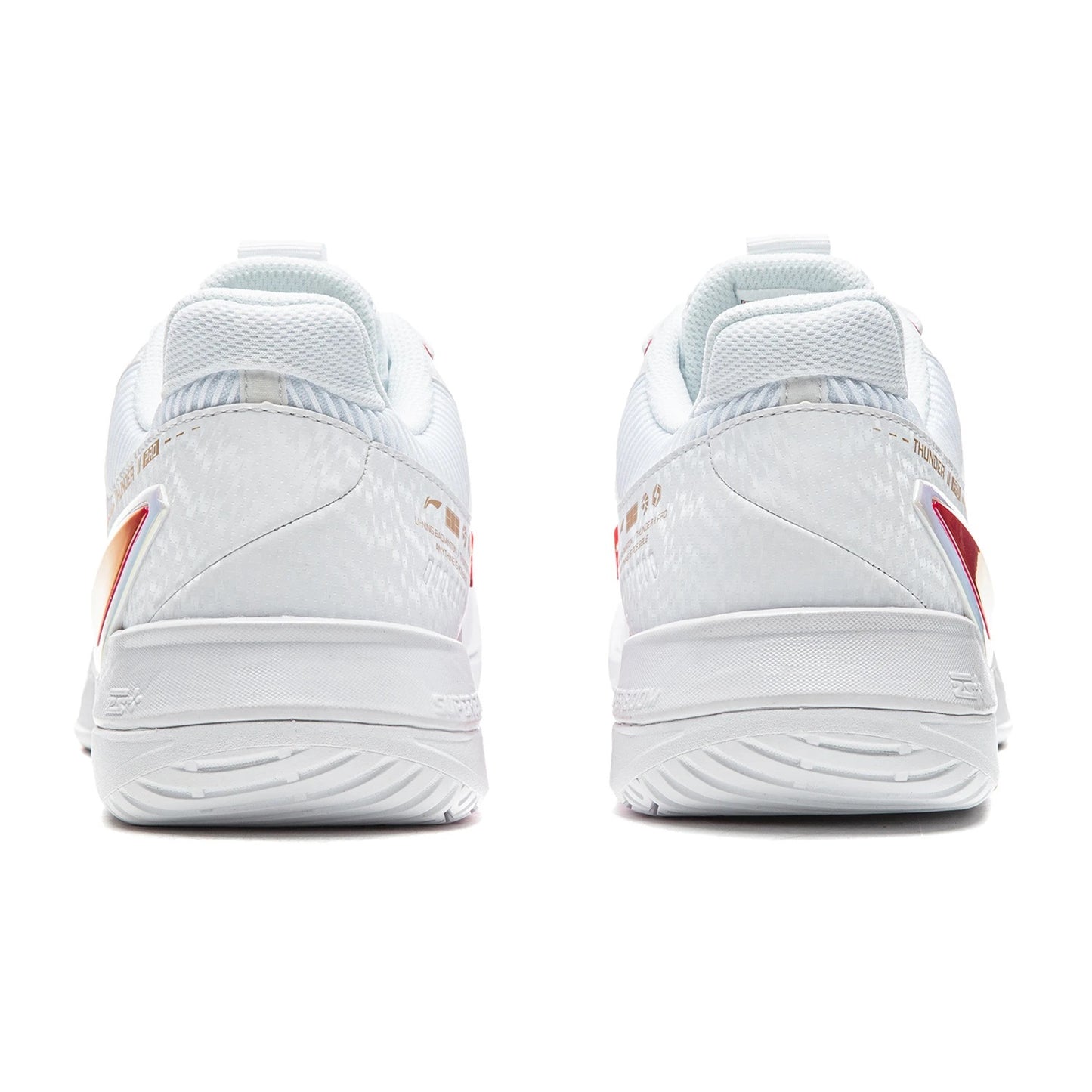 Unisex Badmintonshoe Donner 2 Pro - white/red - AYAW001-5