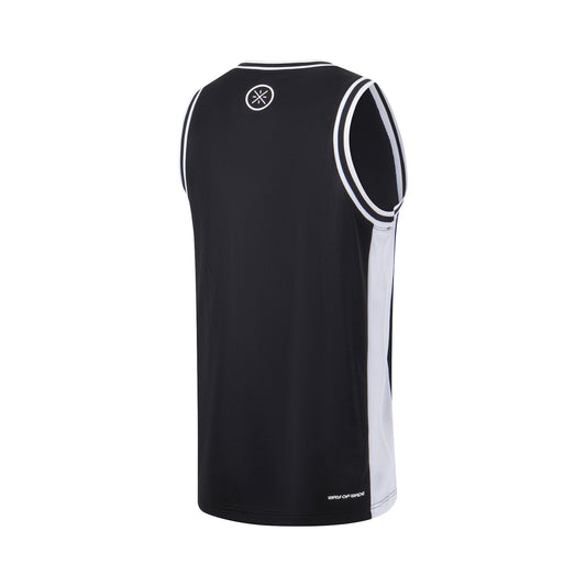 Unisex Basketball-Competition Top "Wade-Style" black-white - AAYT051-14