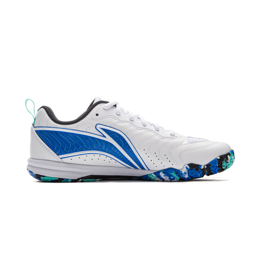 Tischtennis Schuh Hawk Eye 3.0 - weiß/blau - APPV003-3