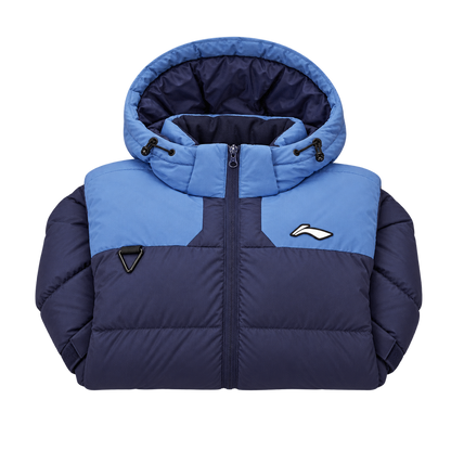 Herren Outdoor Daunenjacke dunkelblau mit Kapuze- AYMS213-2