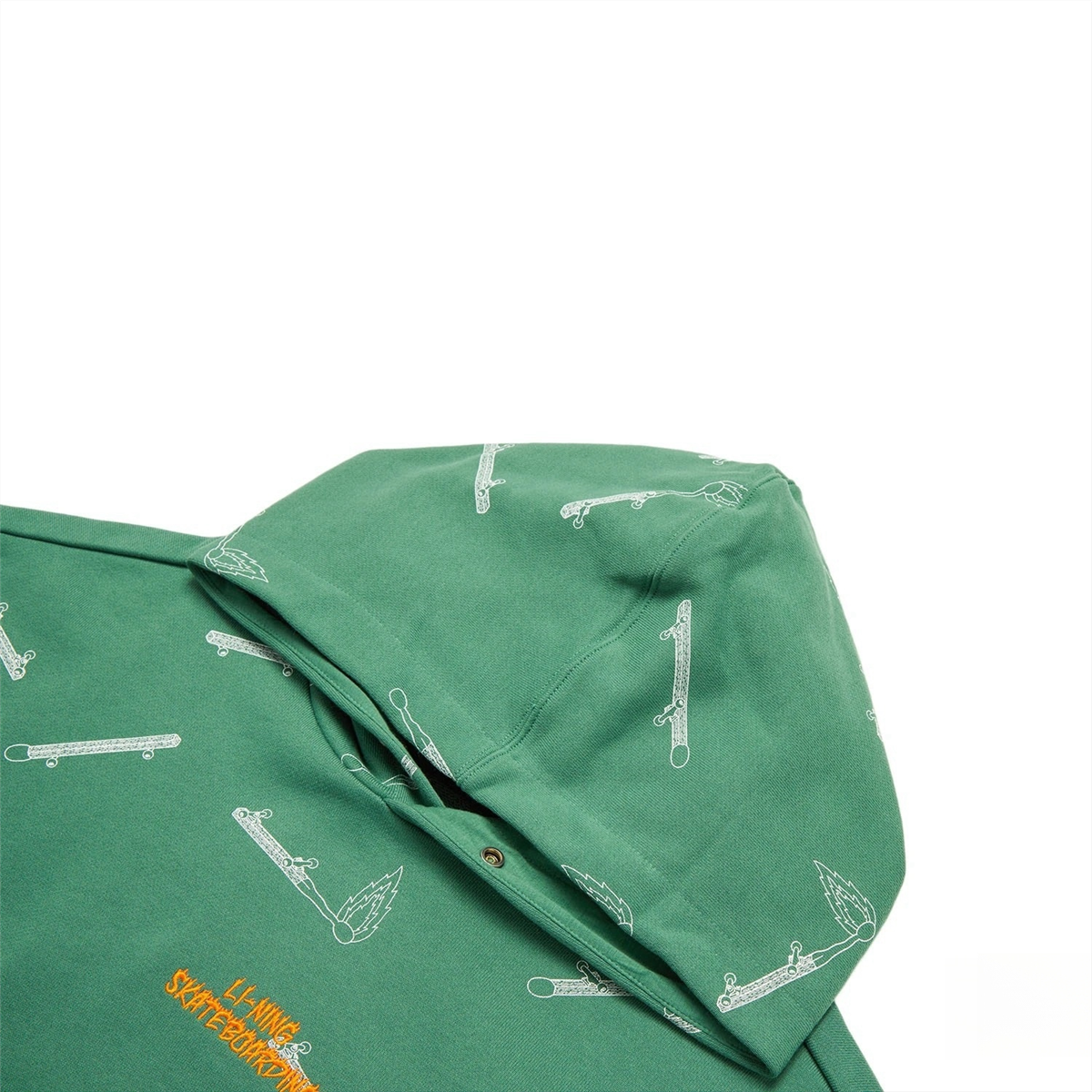 Unisex Skateboard Casual Hoody "Boards" green - AWDT955-2