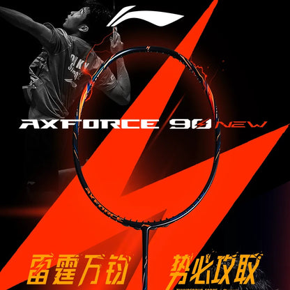 Badmintonschläger AXFORCE 90 NEW BLACK EDITION (3U) unbespannt - AYPV001-3