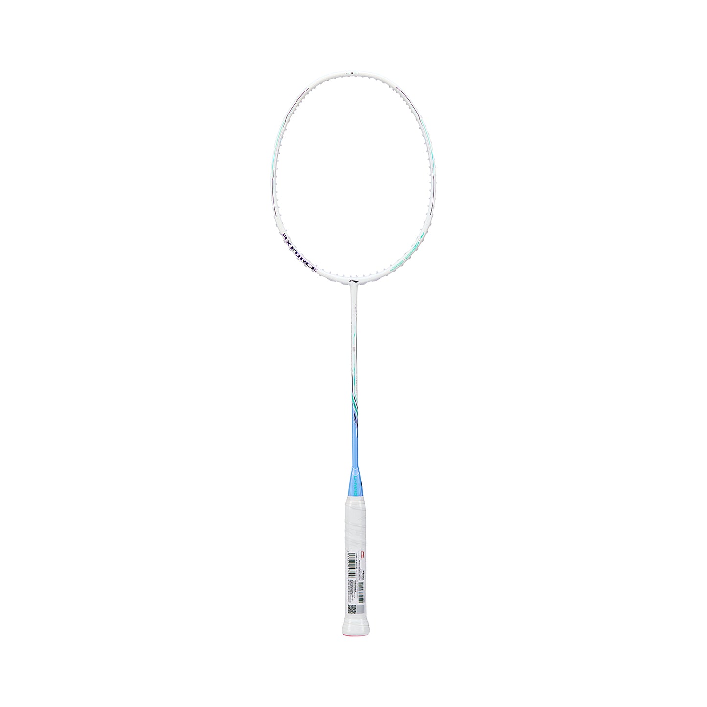 Badmintonschläger AXFORCE 80 (4U) weiß unbespannt - AYPV035-4