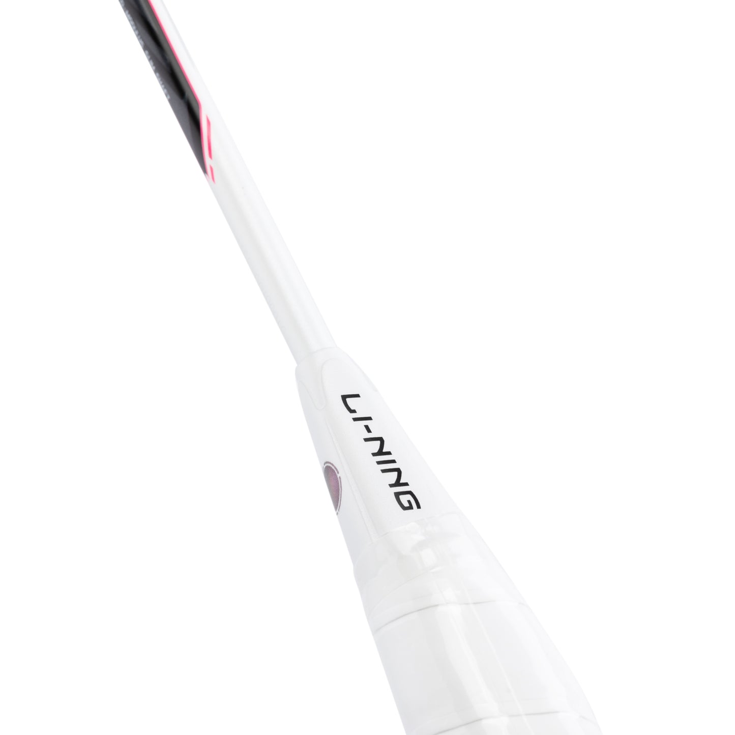 Badmintonschläger HalberTec 2000 (4U) white/black- bespannt  - AYPT377-40
