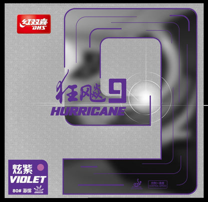H9-V-DHS Hurricane 9 2,15mm Hard 37 Rubber Violet DXDS025-1