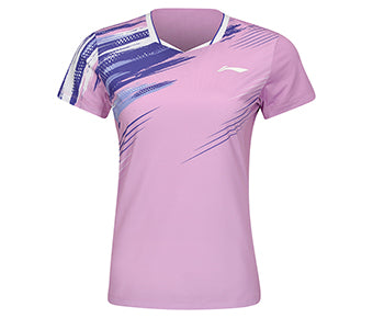Damen Wettkampfshirt "National Teams" Lines - hell-lila - AAYV048-4