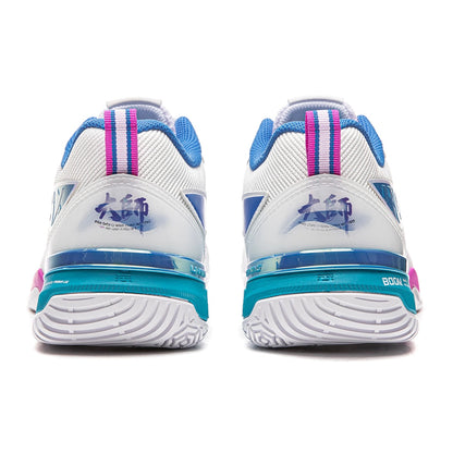 Unisex Badmintonschuh "Blade Max City Edition" white/pink/blue - AYAU005-4