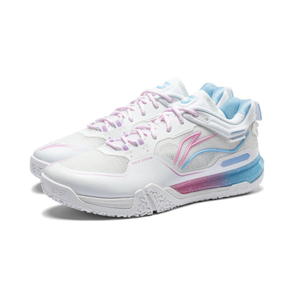 Unisex Badmintonshoe Saga 3 Pro - white - AYAV001-1