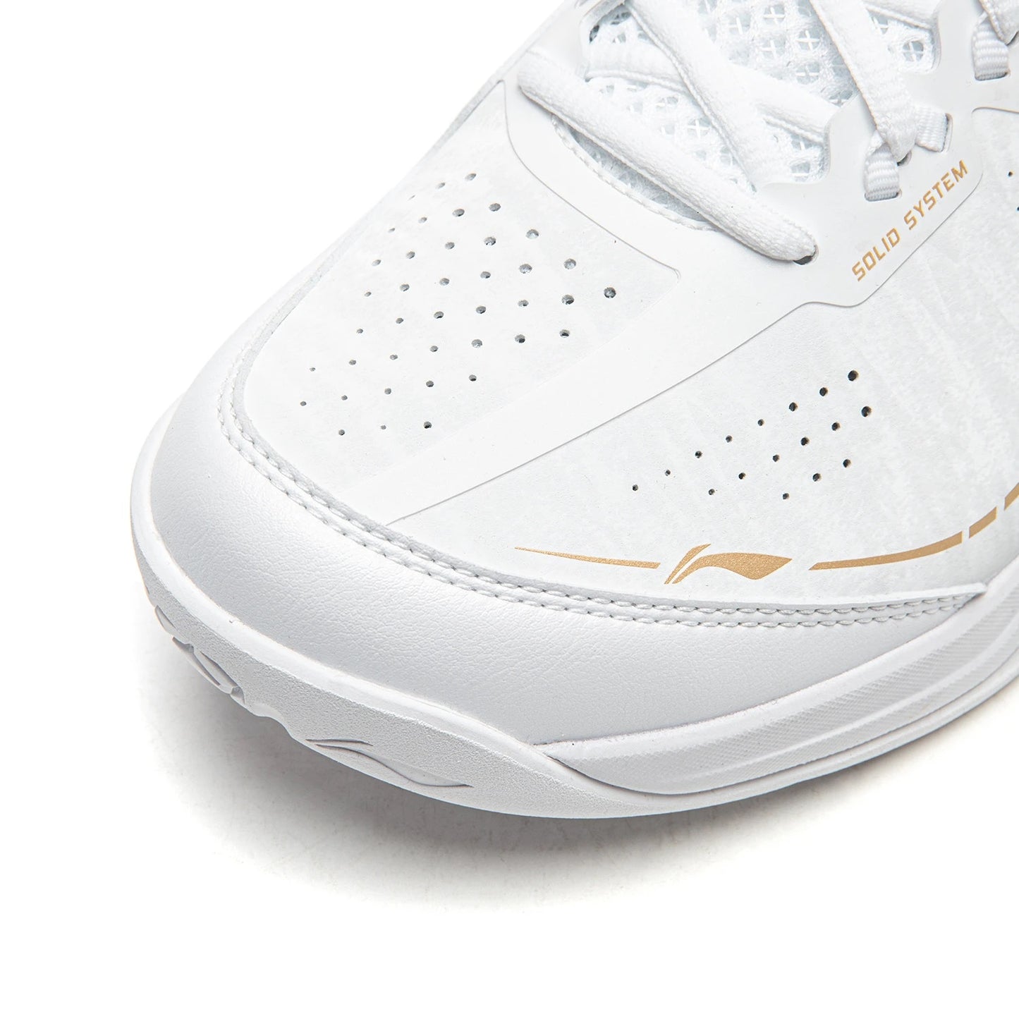 Unisex Badmintonshoe Donner 2 Pro - white/red  - AYAW001-5