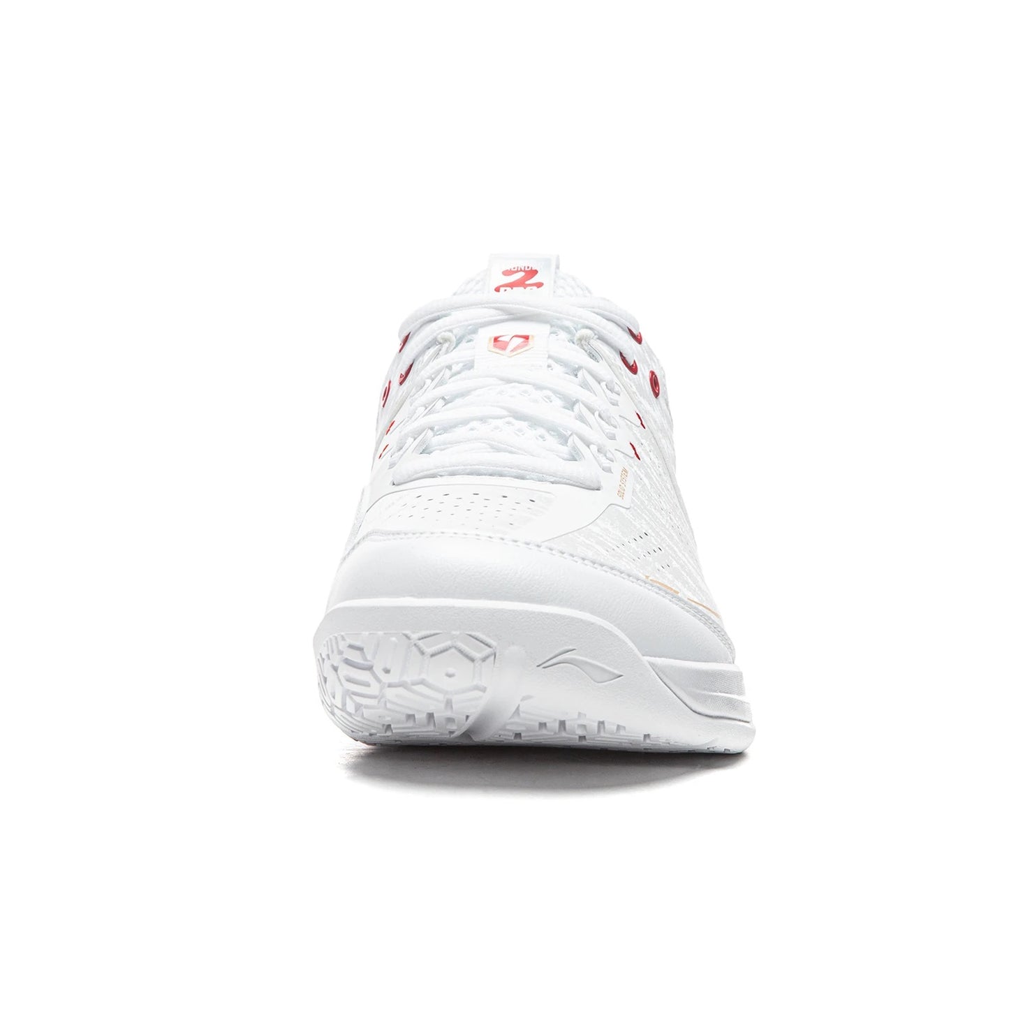 Unisex Badmintonshoe Donner 2 Pro - white/red  - AYAW001-5