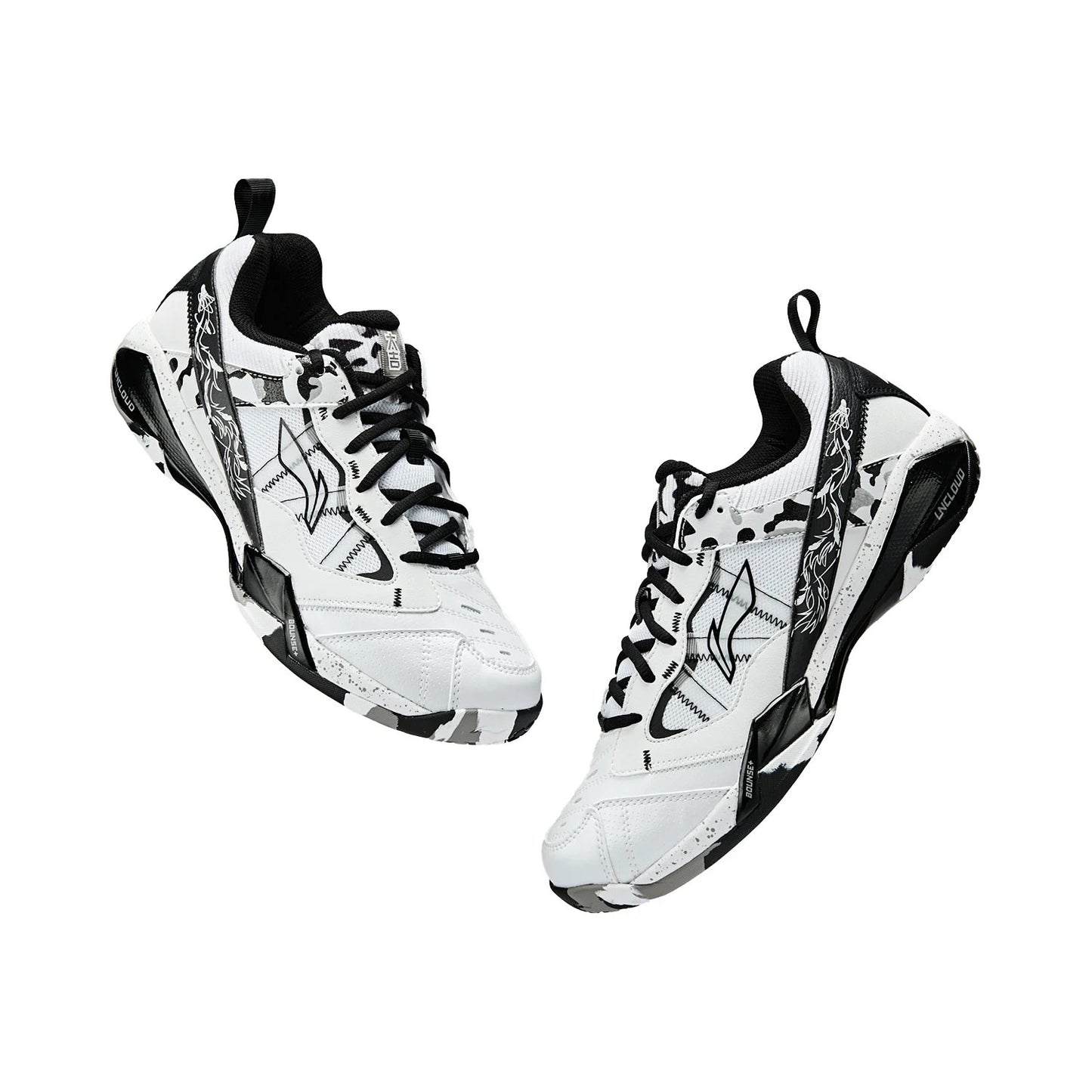 Unisex Badmintonschuh Invincible - weiß - AYZW007-3