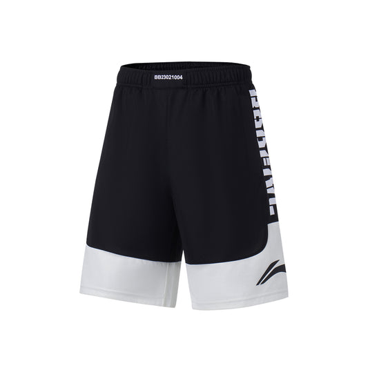 Unisex Basketball-Short "Anti-Warrior" Badfive BIG Black-White - AAPT045-1