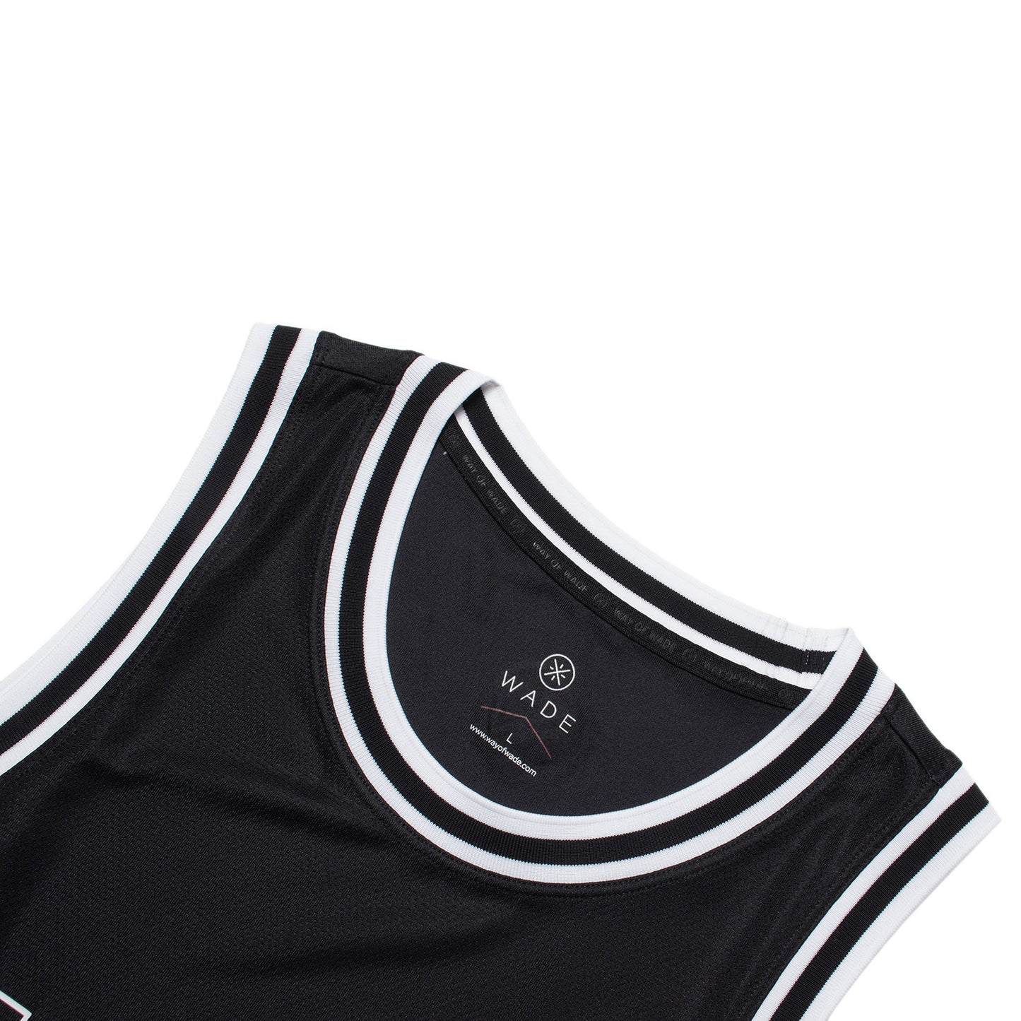 Unisex Basketball-Competition Top "Wade-Style" schwarz-weiß - AAYT051-14