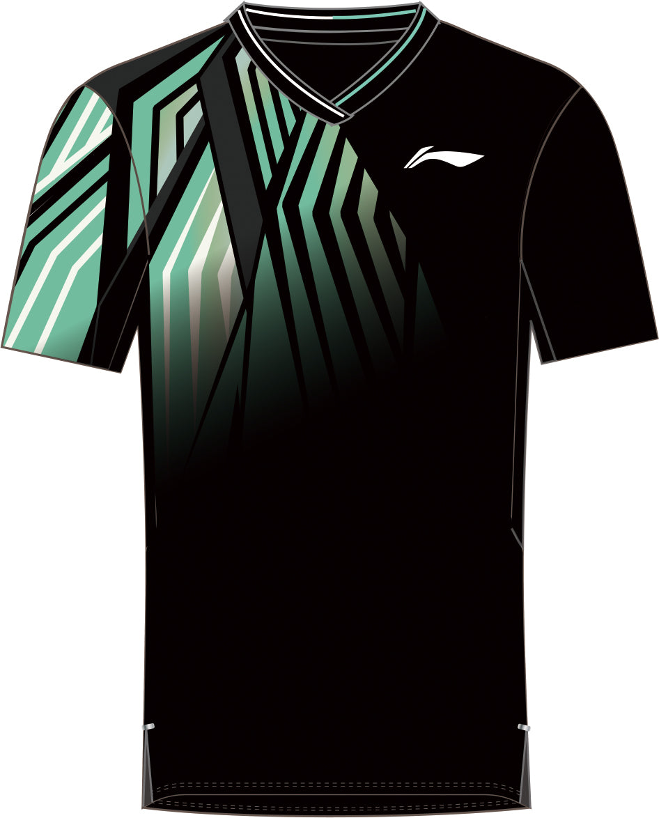 Herren Team Sportshirt "Jungle" schwarz - AAYT025-4