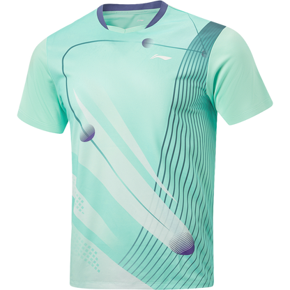 Tischtennis Unisex Zone Wettkampftrikot - türkis - AAYW013-2