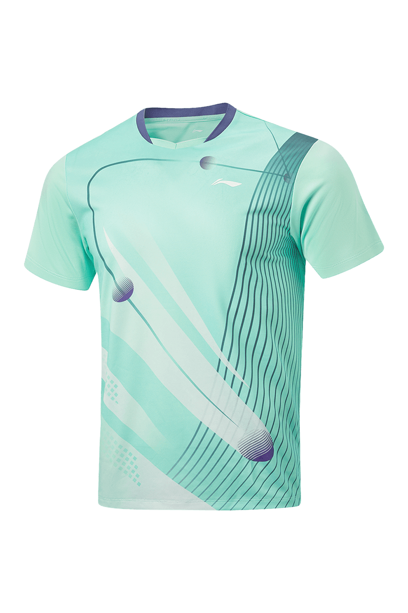 Tischtennis Unisex Zone Wettkampftrikot - türkis - AAYW013-2