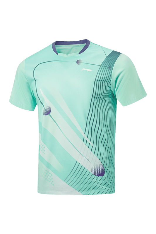 Tischtennis Unisex Zone Wettkampftrikot - türkis - AAYW013-2
