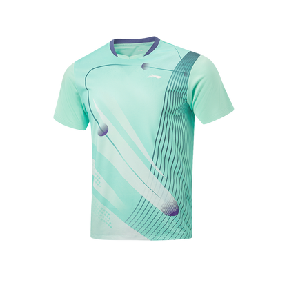 Tischtennis Unisex Zone Wettkampftrikot - türkis - AAYW013-2