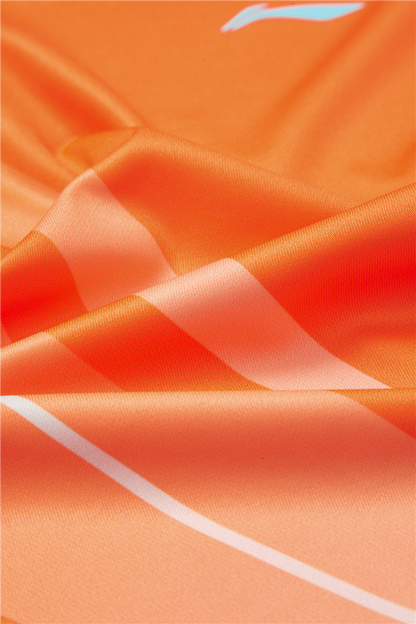 Tischtennis Unisex Zone Wettkampftrikot - orange - AAYW013-3