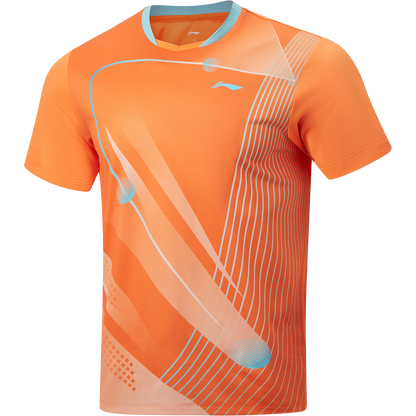 Tischtennis Unisex Zone Wettkampftrikot - orange - AAYW013-3