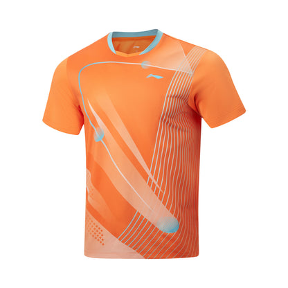 Tischtennis Unisex Zone Wettkampftrikot - orange - AAYW013-3