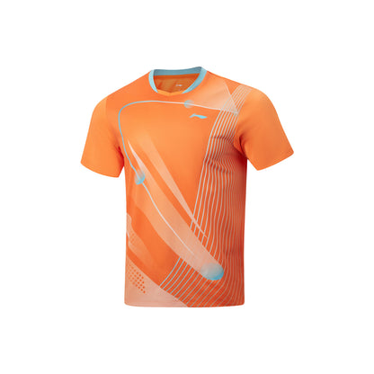 Tischtennis Unisex Zone Wettkampftrikot - orange - AAYW013-3