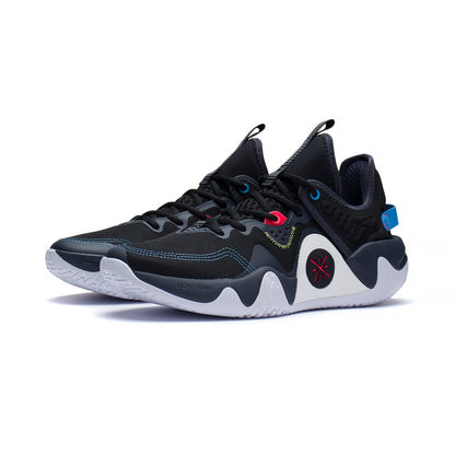 Basketballschuh WoW "Ice in my Veins" V2 "Team No sleep" schwarz - ABPS039-6