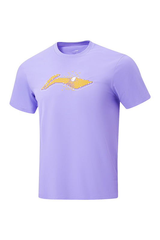 Sport ''Logo Pixel'' T-Shirt lila - AHSW069-3