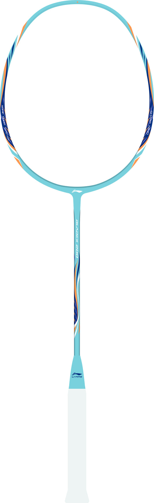 Badmintonschläger BladeX 100 (5U) schwarz/blau unbespannt - AYPV041-5