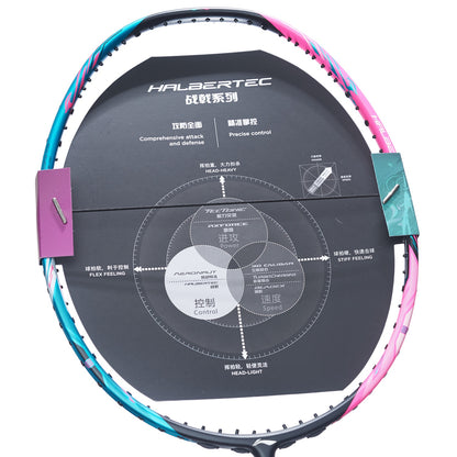 Badmintonschläger HalberTec 8000 (4U) G6 Green/Pink - unbespannt  - AYPT369-46