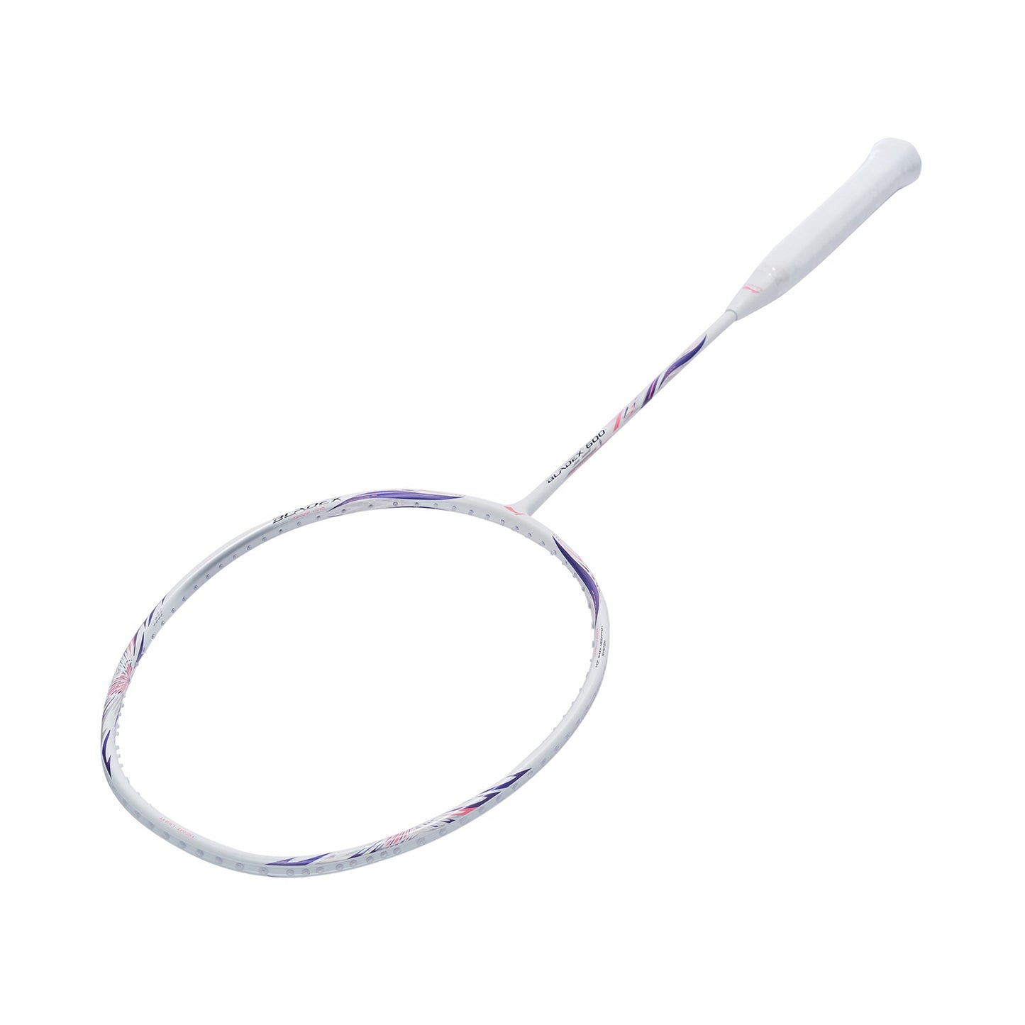 Badmintonschläger BladeX 600 (4U) White - Lilac - unbespannt  - AYPV015-4