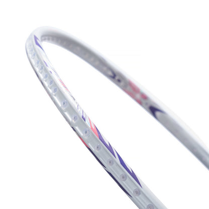 Badmintonschläger BladeX 600 (4U) White - Lilac - unbespannt  - AYPV015-4