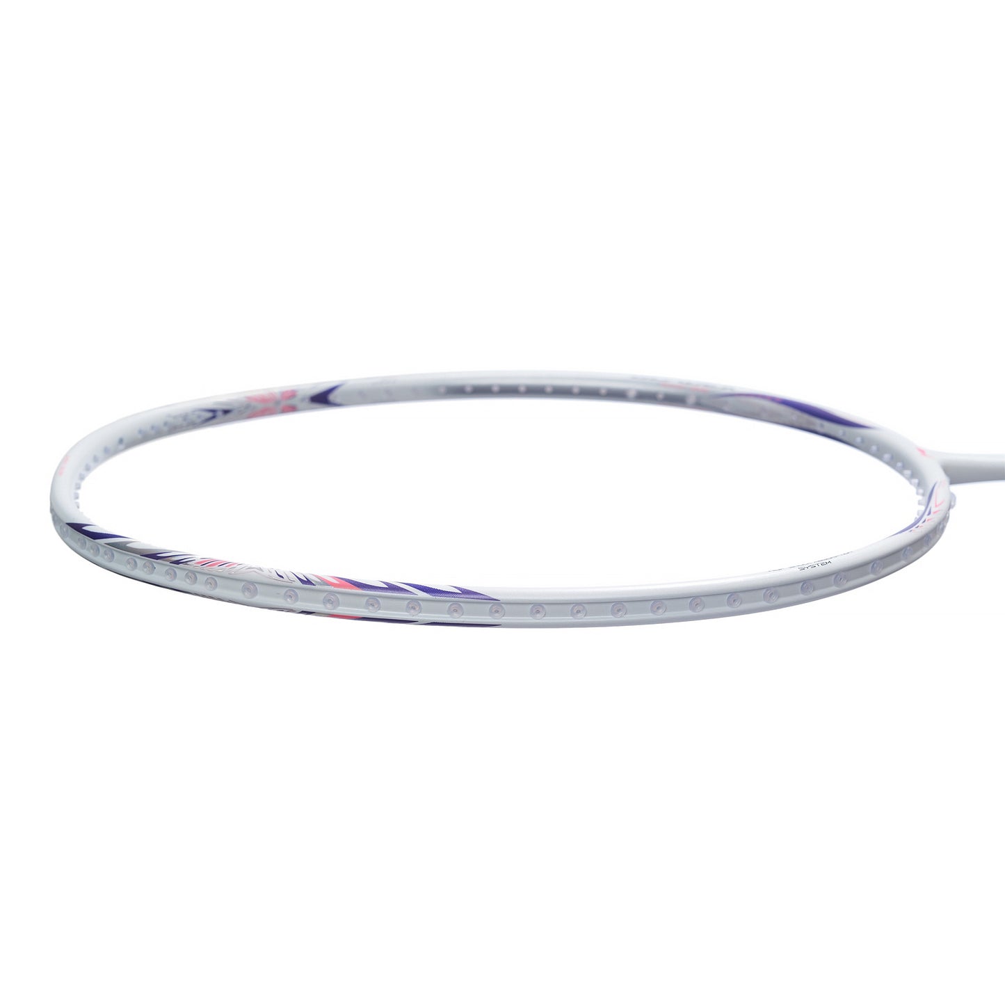 Badmintonschläger BladeX 600 (5U) White - Lilac unbespannt  - AYPV015-5