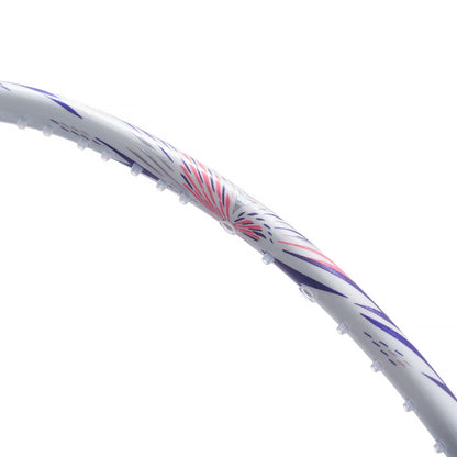 Badmintonschläger BladeX 600 (5U) White - Lilac unbespannt  - AYPV015-5
