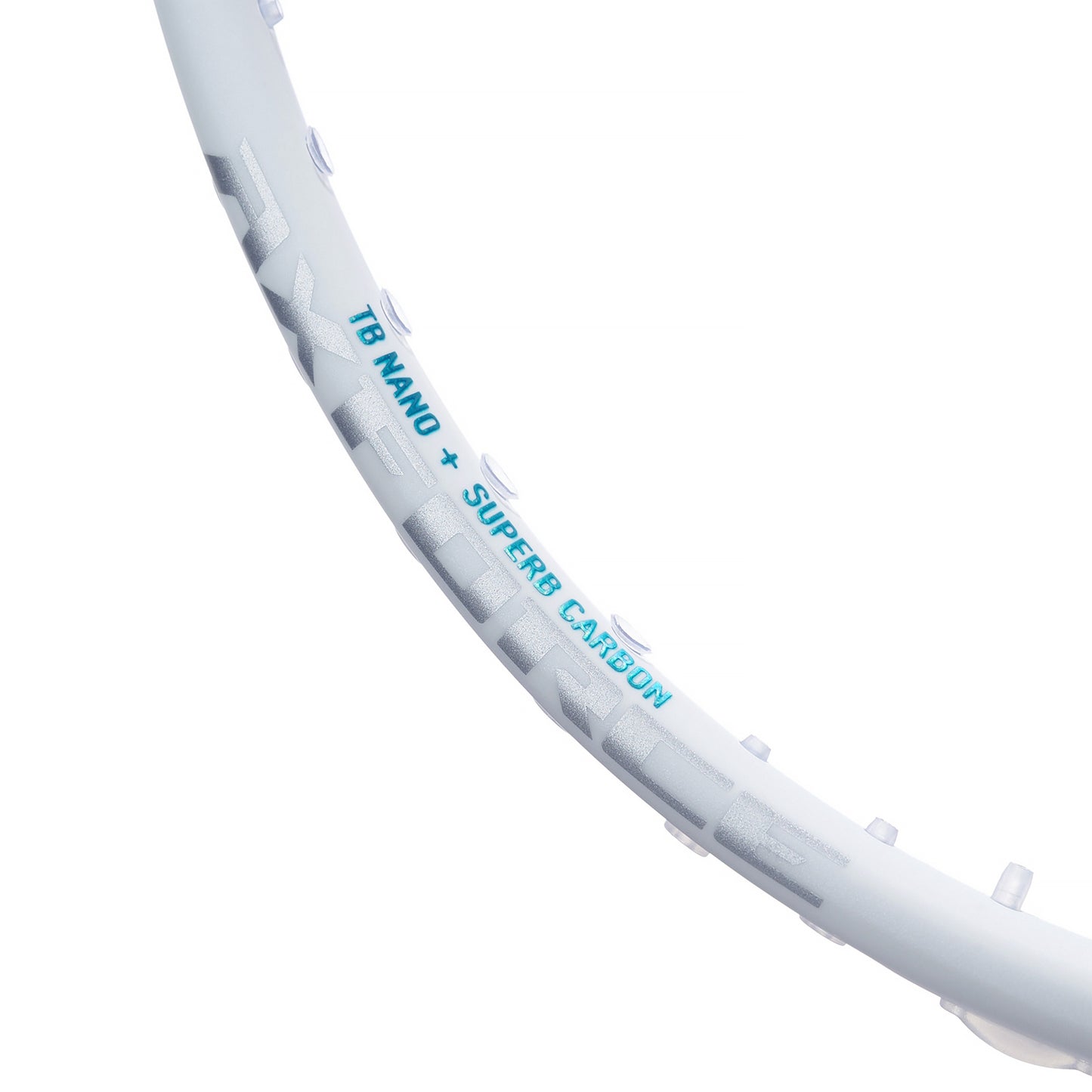 Badmintonracket AXFORCE 60 (5U) White - unstrung - AYPT055-1/AYPT281-5