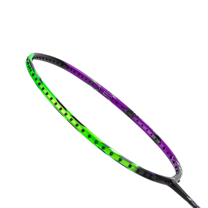 Badmintonschläger HalberTec 9000 (3U) - Grün/Lila - unbespannt  - AYPU021-3