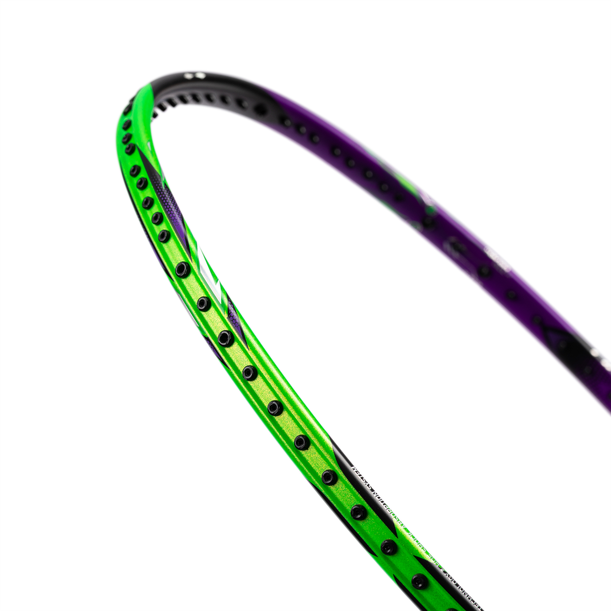 Badmintonschläger HalberTec 9000 (3U) - Grün/Lila - unbespannt  - AYPU021-3