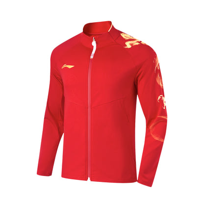 Unisex Training Jacket  China Team "Cloud-Dragon" - red - AYYU013-2