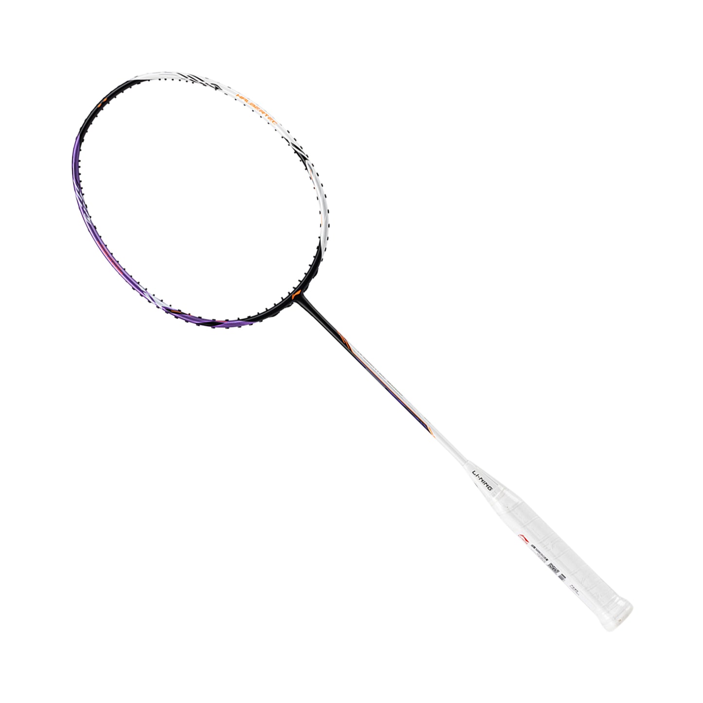 Badmintonschläger HalberTec 1000 (5U) schwarz/lila - bespannt  - AYPV021-50