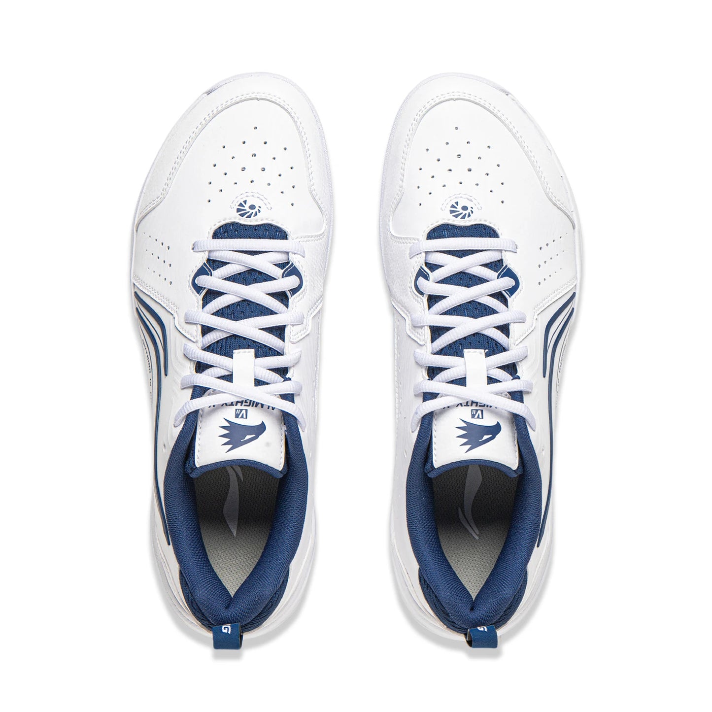 Unisex Badmintonschuh Allround King V 2.0 - weiß/blau - AYTU001-9