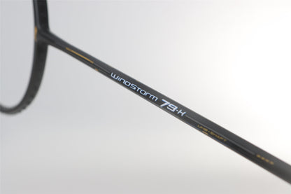 Badmintonschläger WindStorm 79 H unbespannt Schwarz - AYPT449-5