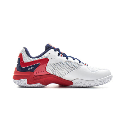 Unisex Badmintonschuh Soundwave - weiß/rot - AYTV015-3