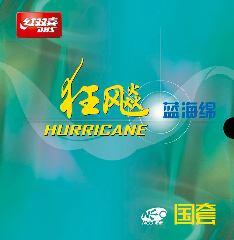 DHS NEO Hurricane 3 National edition 2,1mm 41 Schwarz (blue sponge) DXDP005-5